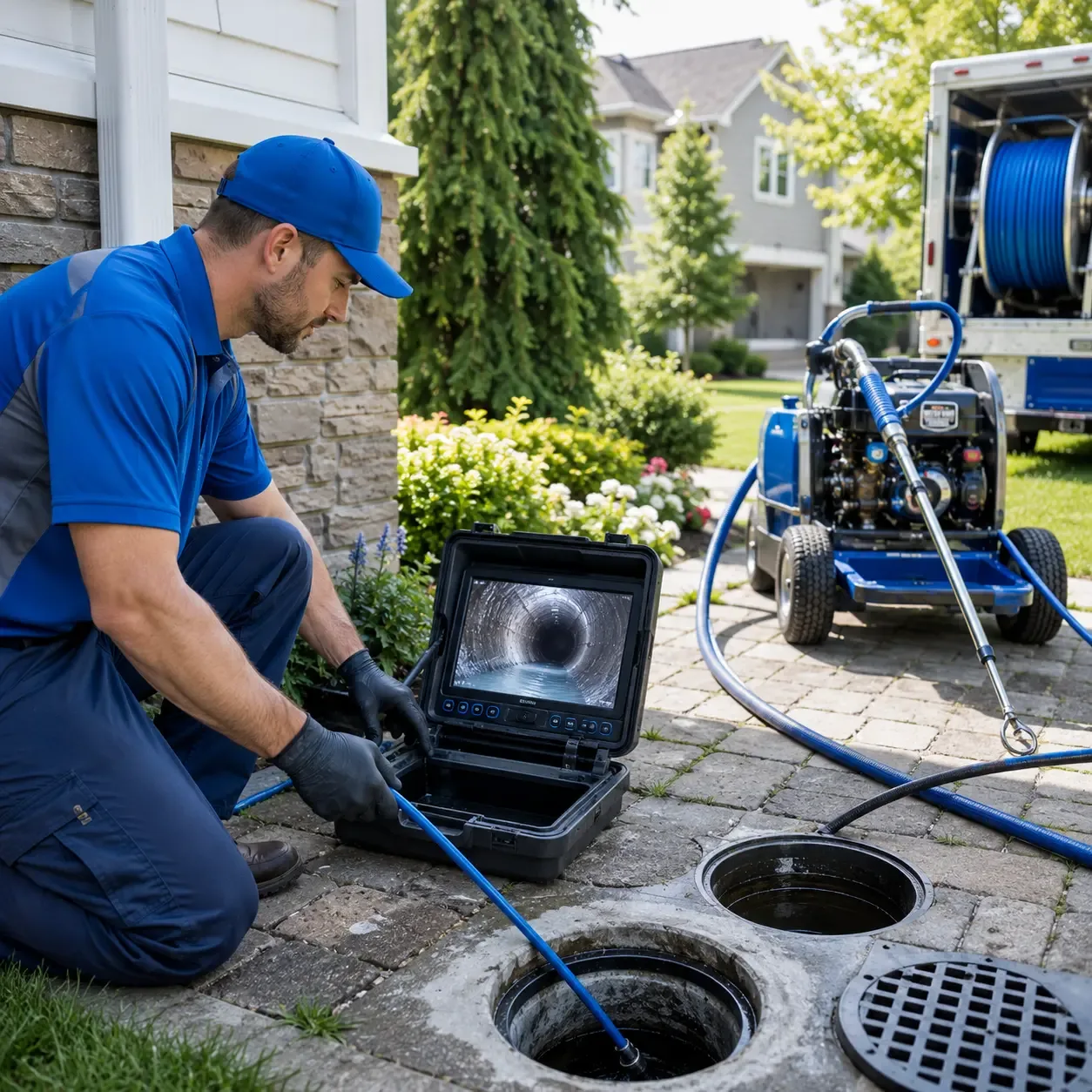 Outdoor drain cleaning professionals serving Commerce, TX